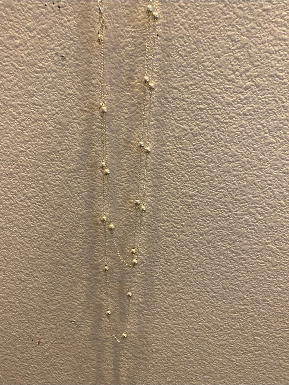 Delicate Gold Beaded Long Necklace - Women Jewelry
